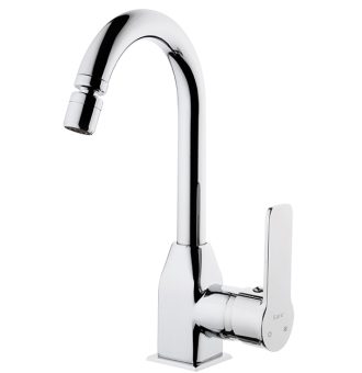 KPE 41002 PERLA MİX LAVABO BATARYASI (Kısa Borulu)