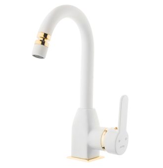 KST 30006 STİL MİX BEYAZ LAVABO BATARYASI (Kısa Borulu)