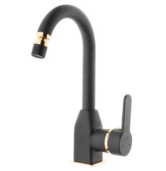KST 30010 STİL MİX SİYAH LAVABO BATARYASI (Kısa Borulu)